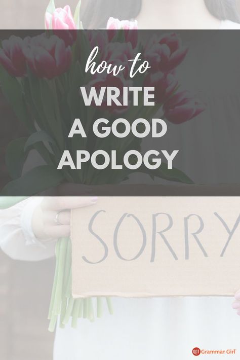 Step-by-step instructions for writing an apology that will truly show your remorse. Grammar Quotes, Writing Memes, Suncatcher Craft, Writing Prompts For Writers, Writer Inspiration, Exams Tips, An Apology, Teen Humor, Writing Notebook