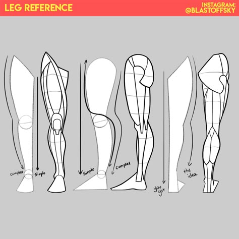 New guides almost every day Leg Drawing, Leg Reference, Leg Anatomy, Drawing Legs, Anatomy Tutorial, Drawing Lesson, Drawing Examples, Manga Drawing Tutorials, Tutorials Drawing