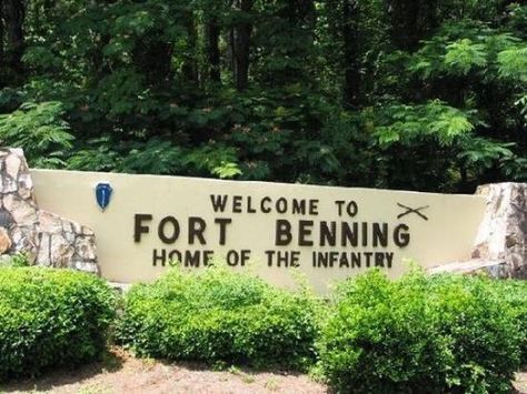 Ft. Benning, GA, Charles and I spent 7 or 8 years of our so far 45 here at Ft. Benning. SarahMartha was born here. Still a lovely post, great people and wonderful memories. Fort Benning Georgia, Army Basic Training, Fort Benning, Army Brat, Army Infantry, Basic Training, Military Mom, Army Rangers, Army Strong