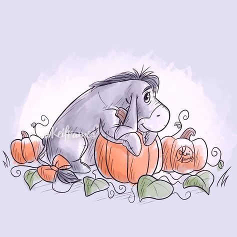 Eeyore Pictures, Winnie The Pooh Pictures, Kid Friendly Halloween, Disney Artists, Disney Artwork, Pooh Bear, Drawing Images, Disney Halloween, Disney Fan Art