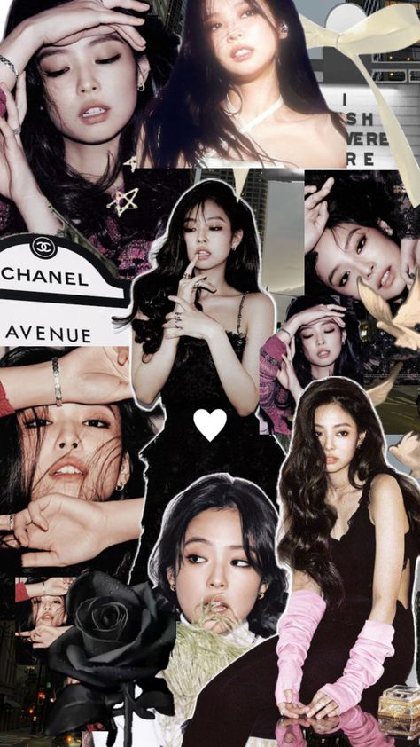 Jennie Kim Collage, Wallpaper Of Blackpink, Jennie Kim Queen Crown, Jennie + Core + Aesthetic, Jennie Blackpink Wallpaper, Tyler The Creator Wallpaper, Feminine Energy Aesthetic, Best Friend Challenges, Blink Book