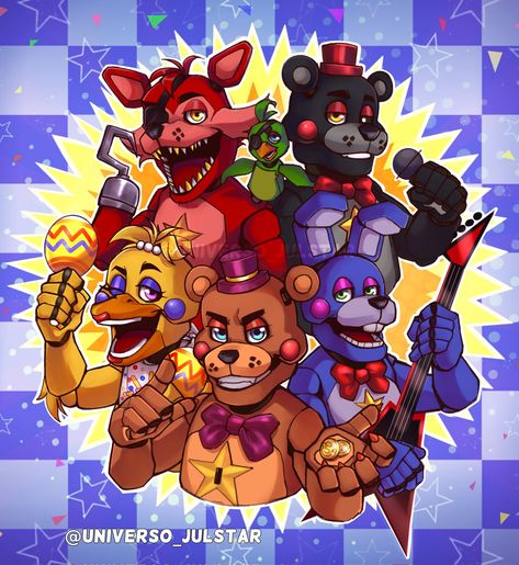 Fnaf Pizzeria Simulator Fanart, Fnaf 6 Fanart, Five Nights At Freddy's Fanart, Fnaf Cakes, Fnaf Pizzeria, Freddy 2, Fnaf Fanart, Toy Bonnie, Gamer Tags