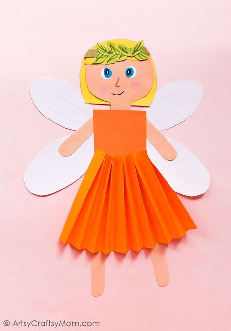 Fairy Crafts For Kids, Shrek Character, Paper Fairy, Original Fairy Tales, Fairy Tale Crafts, Fairy Theme Party, Princess Crafts, Puppets Diy, Fairy Crafts