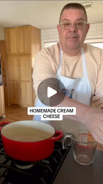 Daniel Cunningham on Instagram: "Making your own homemade cream cheese is so easy! You just need whole milk and lemon juice. Here’s how. #Recipes #creamcheese #Cheese #Homemade #Foodie #Cooking #Tips #Tricks #Hack #TheOrganizerMan #fyp" How To Make Homemade Cream Cheese, Easy Cheese Recipes Homemade, How To Make Cream Cheese, Diy Cream Cheese, Instant Pot Cream Cheese, Making Cream Cheese, Food Hacks Easy, Homemade Cream Cheese Recipe, Clotted Cream Recipes