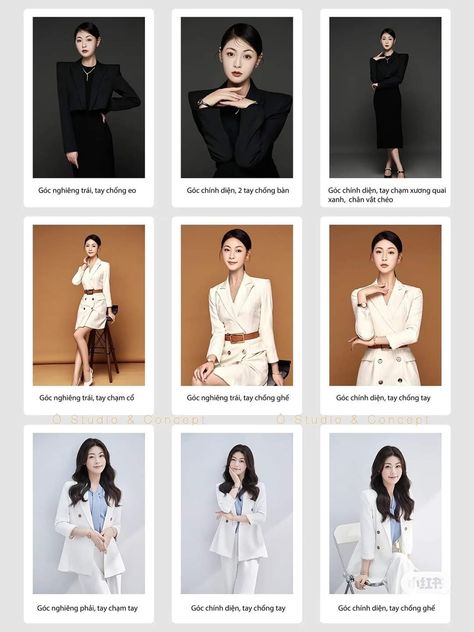 Office Poses Photography, Formal Portraits Woman, Standing Business Poses, Corporate Photoshoot Women Studio, Formal Photo Poses Women, Professional Pictures Poses Business, Formal Photoshoot Poses Women, Workwear Photoshoot, Corporate Poses Women