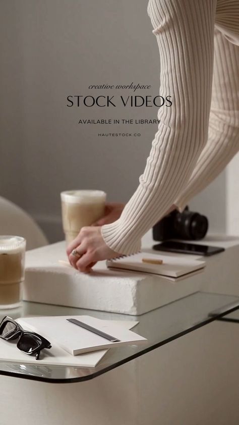 Creative Workspace Stock Videos to Use for Reels, Stories & Content Marketing Video Marketing Ideas, Visual Strategy, Editing Video, Branded Video, Creative Workspace, Creative Marketing, Woman Business Owner, Business Video, Video Ideas