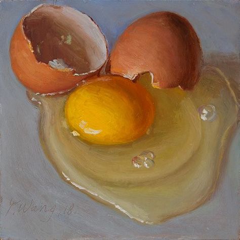 Art Painting Techniques, Painting Ideas 2023, Still Life Landscape, Contemporary Still Life, Painting A Day, Prismacolor Art, Acrylic Painting Ideas, Abstract Art Painting Techniques, Cracked Egg