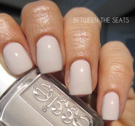 Essie Between the Seats swatch Between The Seats Essie, Oatmeal Nail Color, Essie Between The Seats, Essie Nail Polish Colors, Baby Boomers Nails, Elegant Nail Designs, Square Nail Designs, Nude Nail Designs, Polish Colors