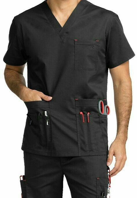 Scrubs Uniform Pattern, Scrub Suit Design, Medical Scrubs Men, Doctor Fashion, Nursing Scrubs Pattern, Nursing Outfit, Medical Scrubs Fashion, Scrubs Pattern, Scrubs Nursing Uniforms