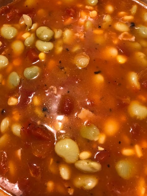 Lima Beans And Dumplings, Lima Beans Soup, Lima Bean And Dumpling Soup, Lima Bean Stew Recipes, Soups With Green Beans, Lima Bean Recipes Southern, Frozen Lima Bean Recipes, Lima Bean Soup Recipes, Green Chili Soup