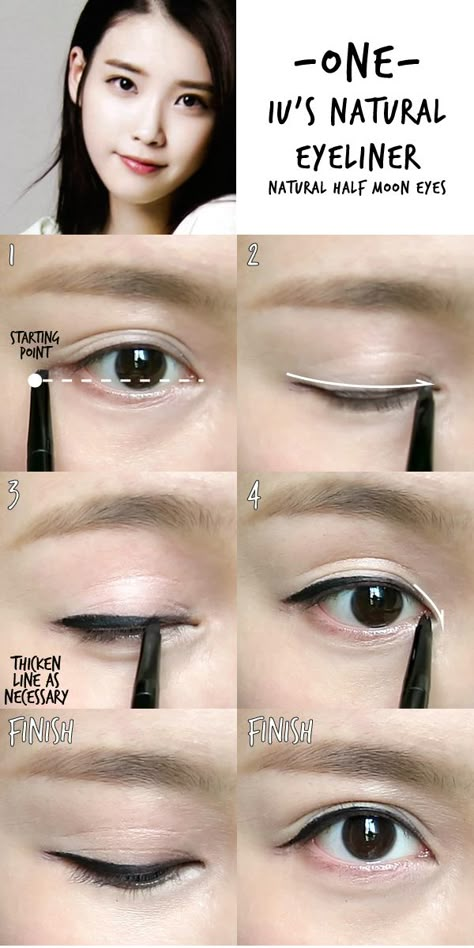 6 K-pop Inspired Korean Style Eyeliners Tutorial | MADOKEKI beauty, skincare, style Korean Eyeliner, Makeup Korean Style, Make Up Diy, Tutorial Eyeliner, Membentuk Alis, Eyeliner Tips, Natural Eyeliner, Mekap Mata, Korean Makeup Look