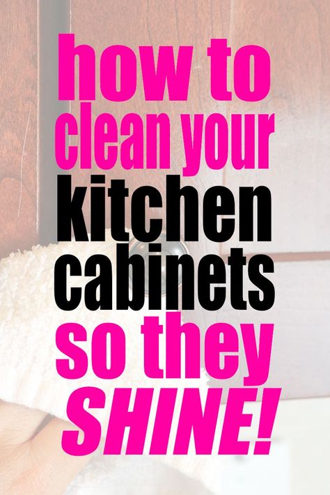 How to clean your kitchen cabinets so they SHINE! Cleaning | Cleaning Tips | Home Keeping Tips | Kitchen Cleaning Tips | Cleaning Hacks | Kitchen Cabinets | Clean Kitchen Cabinets | Oil Soap Daily Cleaning Routine, Deep Cleaning Hacks, Clean Kitchen Cabinets, Hardwood Floor Cleaner, Cleaning Painted Walls, Routine Tips, Glass Cooktop, Deep Cleaning Tips, Kitchen Cleaning Hacks