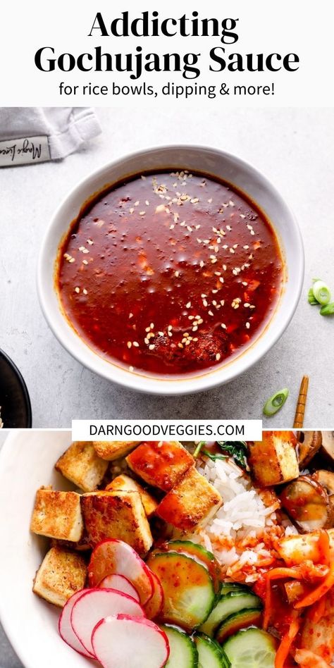 Homemade Gochujang, Korean Sauce, Gochujang Recipe, Asian Dipping Sauce, Gochujang Sauce, Dipping Sauces Recipes, Asian Sauce, Korean Dishes, Think Food