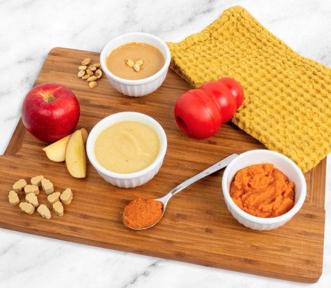 We teamed up with KONG to create this sweet treat and we have a feeling your dog will be begging for refills! Pupsicle Refill Recipe, Kong Recipe, Kong Recipes, Healthy Ingredients, Dog Allergies, Unsweetened Applesauce, Smell Fresh, Canned Pumpkin, Easy Delicious