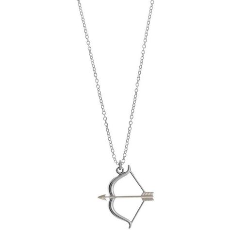 Boma Sterling Silver Bow Arrow Necklace (45 CAD) ❤ liked on Polyvore featuring jewelry, necklaces, long pendant, sterling silver pendant necklace, long necklace, long pendant necklace and bow necklace Archery Recurve, Jewelry Bow, Necklaces Long, Long Bow, Clean Gold Jewelry, Bow Pendant, Necklaces Chain, Bow Arrow, Black Gold Jewelry