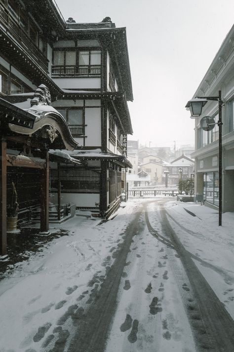 Kusatsu Onsen, Japanese Shops, Japan Village, Onsen Japan, Japanese Onsen, Winter In Japan, Japanese Village, Japanese Shop, Village Photography