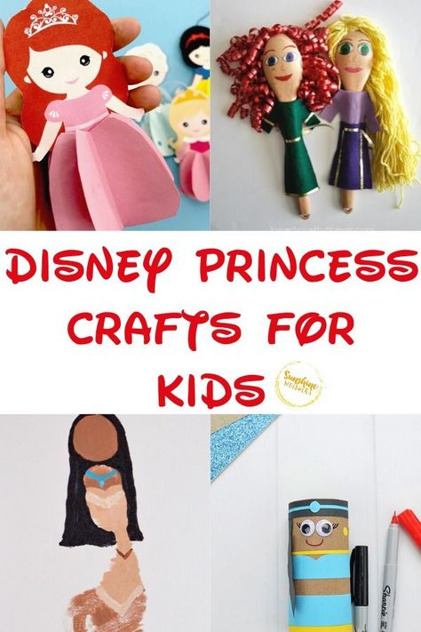 Princess Crafts For Kids, Elsa Crafts, Disney Princess Crafts, Castle Crafts, Fairy Tale Crafts, Girls Crafts, Paper Doll Craft, Sew Crafts, Princess Crafts