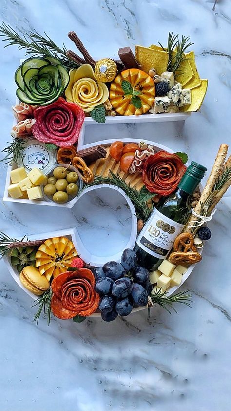 Retirement Charcuterie Board, Letter Charcuterie Board, Charcuterie House, Charcuterie Letters, Charcuterie Board Wedding, Party Food Buffet, Catering Ideas Food, Healthy Food Inspiration, Charcuterie Inspiration