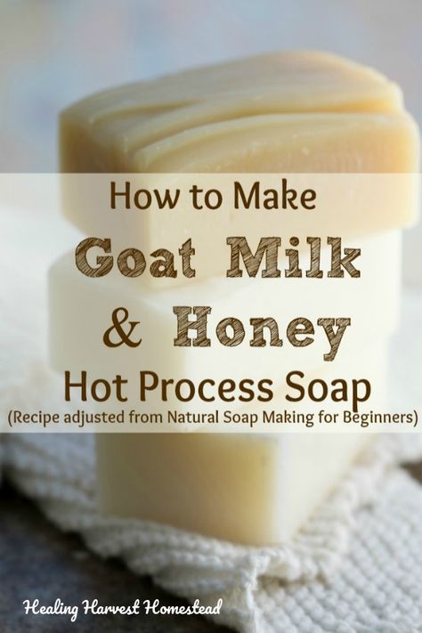 Natural Soap Making, Goat Milk Soap Recipe, Milk And Honey Soap, Milk Soap Recipe, Hot Process Soap, Goat Milk Recipes, Savon Diy, Săpunuri Handmade, Handmade Soap Recipes