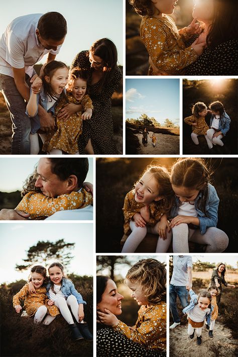 Gorgeous golden hour sunshine transforms outdoor sessions. Surrey, UK. Summer Family Pictures, Family Photoshoot Poses, Fall Family Portraits, Summer Family Photos, Dark Portrait, Outdoor Family Photography, Family Portrait Poses, Outdoor Family Photos, Family Picture Poses