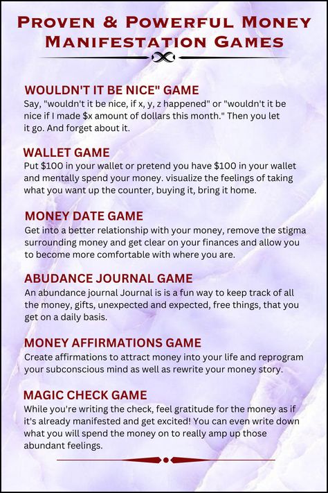 Money Affirmations Saving Methods, Money And Abundance, Abundance Money, Tarot Guidebook, Money Prayer, Money Saving Methods, Wealth Abundance, Spell Books, Luck Spells