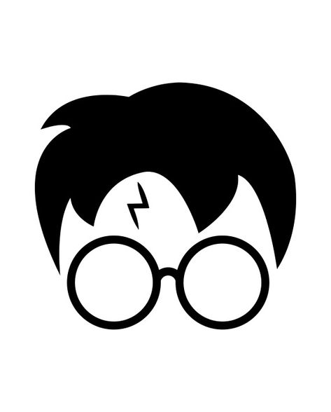 Harry Potter Stencils, Hogwarts Silhouette, Harry Potter Lightning, Harry Potter Silhouette, Imprimibles Harry Potter, Harry Potter Face, Harry Potter Logo, Art Harry Potter, Harry Potter Art Drawings