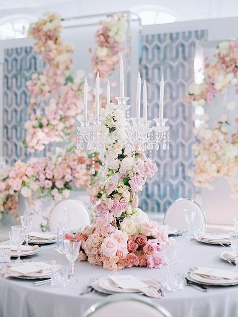 Elaborate Wedding, Romantic Candlelight, Wedding Stage Decorations, Marquee Wedding, Contemporary Wedding, Peach Wedding, Wedding Vibes, Stage Decorations, Wedding Table Settings