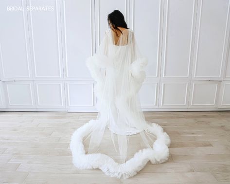 Cathedral Ruffle Tulle Cape Cathedral Bridal Cape Ruffle | Etsy Wedding Dress Capelet, Wedding Dress Cape, Pleated Wedding Dresses, Bridal Capes, Girls Party Outfits, Tulle Cape, Dress Cape, Cape Wedding Dress, Wedding Shrug