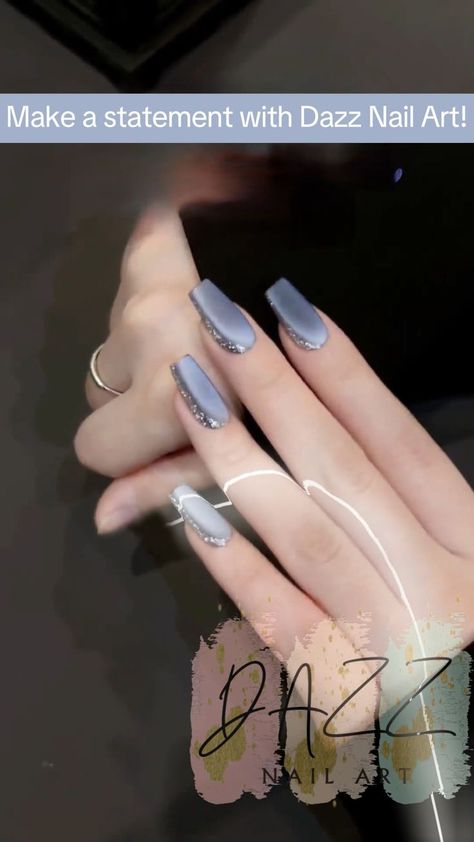 Ready to level up your nail game? Chic nail art that's perfect for beginners—this step-by-step guide will have you rocking a stylish matte cat eye look in no time.  🧰 Inside our All-in-One DIY Nail Art Kit: 🧰  💜 Gel Polish in various shades for endless possibilities 🌟 Cat Eye Magnetic tool for creating stunning effects 💅 Essential tools for a seamless application  Explore our Matte Cat Eye Collection at dazznailart.com (link in bio) and join us for more chic nail designs and expert tips! Matte Magnetic Nails, Cat Eye Nails Matte, Cat Eye Matte Nails, Magnetic Gel Polish Designs, Matte Cateye Nails, Cat Eye Nail Tutorial Step By Step, Cat Eye Nails Polish Art Designs, Matte Cat Eye Nails, Magnetic Nails Design