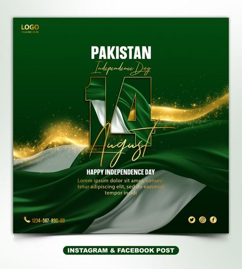 Eid Mubarak Photo, Pakistan Independence, Pakistan Independence Day, Photography Movies, Instagram Graphic, Presentation Video, Powerpoint Word, Happy Independence, Social Media Banner