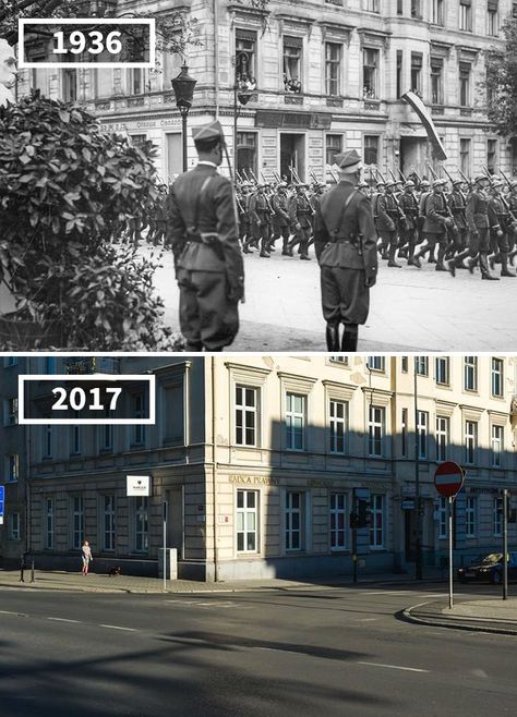 40+ Before And After Photos Of How The World Has Changed Over Time | Page 2 of 5 | DoYouRemember? Then And Now Pictures, Then And Now Photos, Famous Monuments, A Group Of People, Weird Words, Contemporary Photographers, History Photos, Paris City, Group Of People