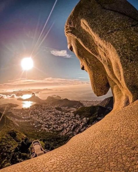 Believer Imagine Dragons Lyrics, 7 World Wonders, Brazil Art, Paradise Travel, Christ The Redeemer, Brazil Travel, Jesus Wallpaper, Pretty Landscapes, World Pictures