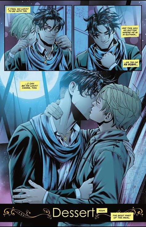 Tim Drake X Bernard, Bernard Dowd, Batman Hero, Robin Tim Drake, Tim Drake Red Robin, Nightwing And Starfire, Robin Comics, Gay Comics, Batman Artwork