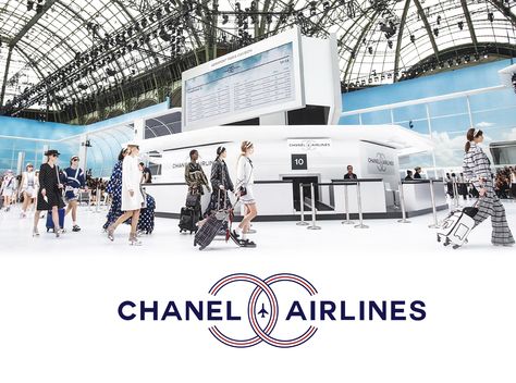 Chanel Airlines on Behance Chanel Airlines, Airlines Branding, Sioux Falls, Karl Lagerfeld, Airlines, Concept Design, Fashion Brand, Website Design, Louvre