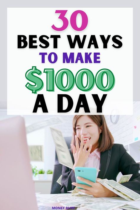 Are you looking for ways to make money quickly and easily? This guide has a variety of tips and tricks to help you make 1000 a day. From selling your services to becoming a side hustler, there is something for everyone. How to make 1000 a day. How to make 1000 fast. Find quick ways to make money fast today. Side hustles are easy ways to make money online. If you need to make money fast, then learn how to make 1000 a week or even a day! Make 1000 A Week, Quick Ways To Make Money, Ways To Make Money Fast, Easy Ways To Make Money, Best Ways To Make Money, Earn Extra Cash, Extra Money Online, Social Media Jobs, The First Americans