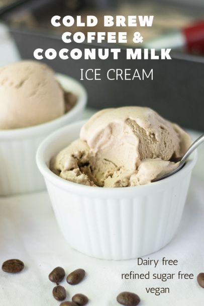 Ice Cream Dairy Free, Coconut Milk Ice Cream, Dairy Free Ice Cream, Milk Ice Cream, Sugar Free Vegan, Coconut Coffee, Keto Ice Cream, Desserts Vegan, Vegan Ice Cream