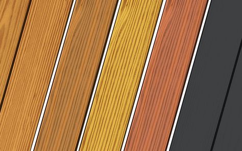 Different types of stains from transparent to dark. Stain For Pressure Treated Wood, How To Stain Pressure Treated Wood, Stained Pressure Treated Wood, Staining Treated Wood, Pressure Treated Deck Stain Colors, Staining Pressure Treated Wood, Pressure Treated Wood Deck, Porch Stain, Treated Wood Deck