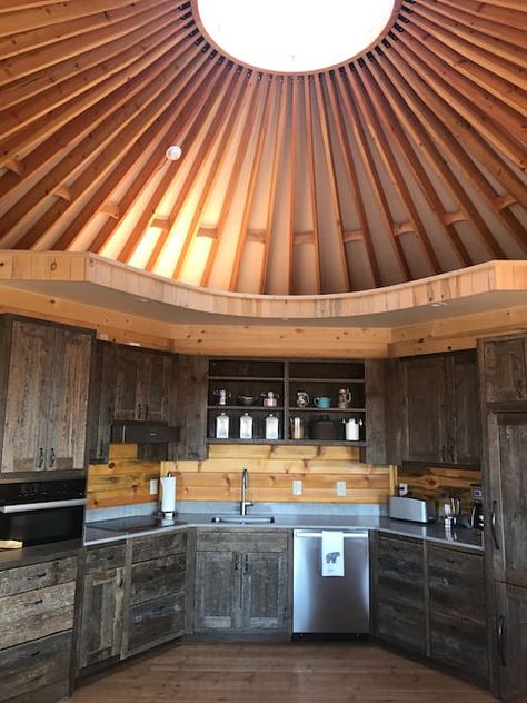 Building A Yurt, Yurt Interior, Luxury Yurt, Yurt Home, Yurt Living, Tiny House Vacation, Silo House, Tiny House Talk, Shed Home