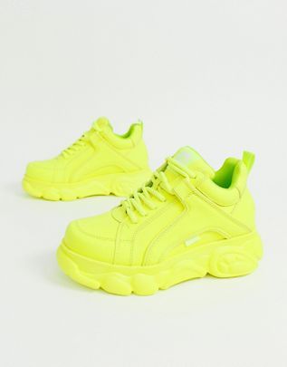 Ulzzang Clothes, Buffalo Shoes, Neon Sneakers, Neon Shoes, Brian Atwood Shoes, Chunky Trainers, Ysl Shoes, Classy Shoes, Buy Shoes Online