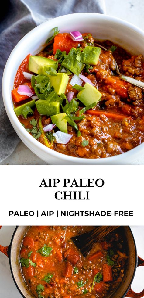 Aip List Of Foods To Avoid, Paleo Aip Instant Pot Recipes, Aip Parsnip Recipes, Low Calorie Aip Recipes, Aip Zucchini Recipes Autoimmune Paleo, Primal Dinner Recipes, Aip Dinners For Family, Nightshade Free Paleo Recipes, Aip Chili Recipe Crockpot