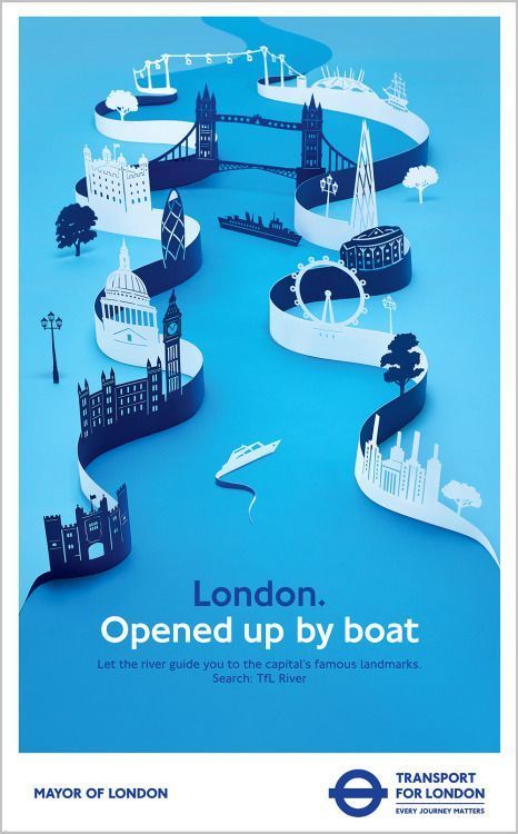 London Transport, Creative Posters, Advertising Poster, Creative Ads, Corporate Design, Design Graphique, Paper Cut, Graphic Design Posters, Visual Design