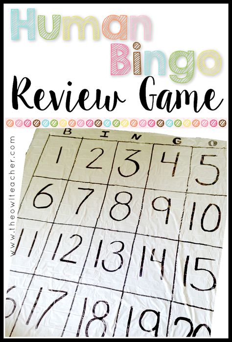 Engage your students in your elementary classroom by playing this fun and simple review game! It's sure to increase student engagement and motivation! Elementary Review Games, Middle School Review Games, Review Games High School, Staar Review Games, Fun Math Review Games, Review Games For Elementary Test Prep, Classroom Games Elementary, Human Bingo, High School Games