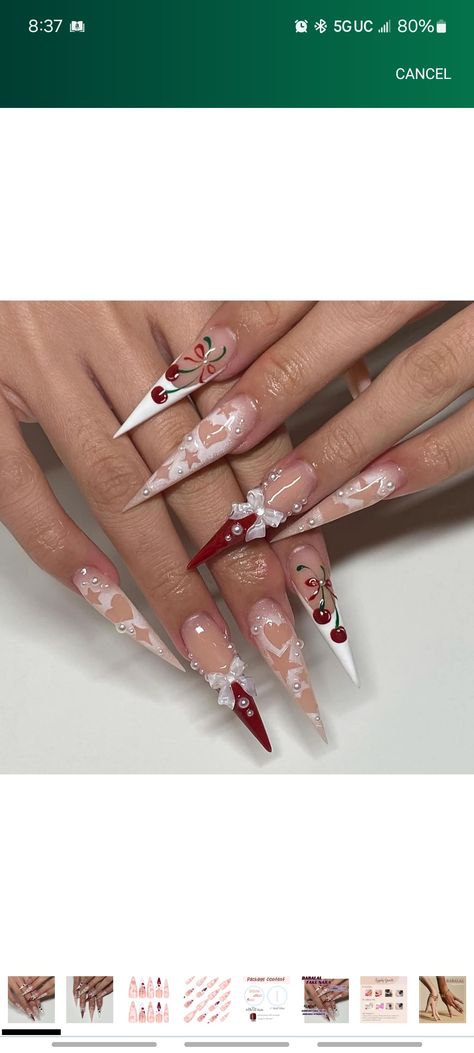 Christmas Stellio Nails, Stilleto Christmas Nail, Christmas Nails Acrylic Stiletto, Christmas Stilleto Nails Designs, Stiletto Christmas Nails Designs, Christmas Nails Stilleto, Christmas Stiletto Nails Designs, Stiletto Nails Christmas, Christmas Stiletto Nails