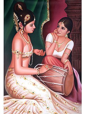 Apsara Painting, Types Of Indian Paintings, Handsome Warrior, Rajasthani Painting, Rama Krishna, Rajasthani Art, Indian Women Painting, Paintings Oil, Indian Art Gallery