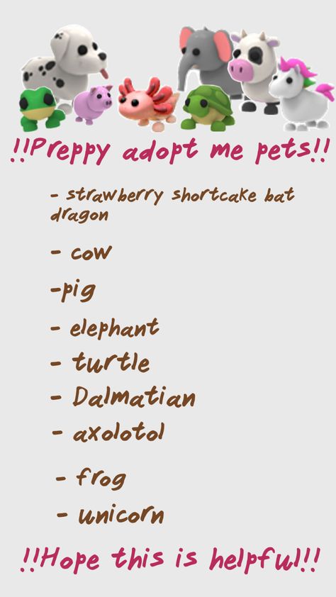 Preppy Adopt Me Pets, Preppy Pets, Preppy Adopt Me, Preppy Names, Adopt Me Pets, Cute Puppy Names, Adopt Idea, Adopt Me, Puppy Names