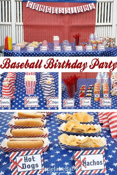 Softball Birthday Parties, Baseball Theme Birthday, Baseball First Birthday, Baseball Theme Party, Boys First Birthday Party Ideas, Sports Birthday Party, Baseball Birthday Party, Baseball Party, Baseball Theme