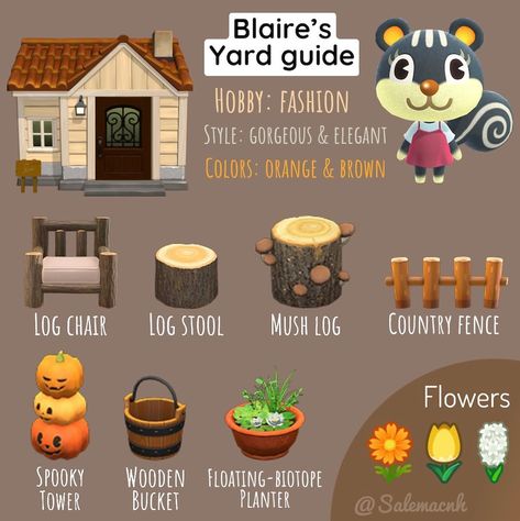 Acnh Villagers, Log Chairs, Cottagecore Animal Crossing, Character Info, Acnh Cottagecore, Country Fences, Bucket Planters, Animal Crossing Characters, Dream List