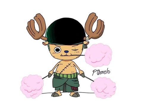 Zoro Wallpapers, One Piece Chopper, Zoro Roronoa, One Piece Tattoos, Tony Tony Chopper, Tony Chopper, One Piece Funny, One Peice Anime, Zoro One Piece