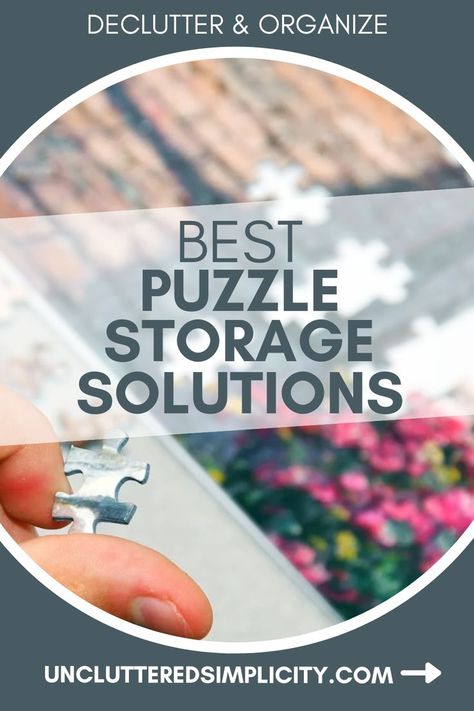 Need some inspiration to declutter and organize your puzzles? With these inspiring ideas you'll be organized in no time! Store Puzzles, Puzzle Boxes, Puzzle Storage, Tips For Organizing, Declutter And Organize, Be Organized, Free Printable Calendar, How To Store, Organize Declutter