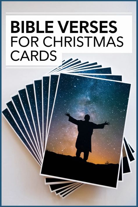 Bible verses for Christmas cards with a silhouette against a starry sky. Bible Verse Christmas Card, Bible Verses For Christmas Cards, Bible Verses For Christmas, Verses About Kindness, Christian Christmas Quotes, Christmas Bible Verse, Christmas Card Verses, Inspiring Bible Verses, Christian Christmas Cards